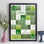 Personalised 21st Birthday Print Music 2004 Year Gift, thumbnail 10 of 12