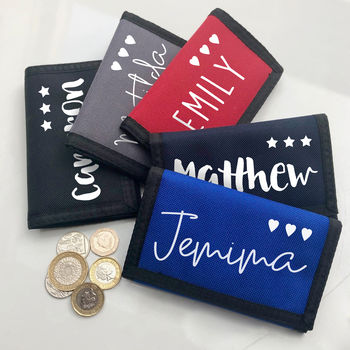 personalised purse wallet