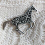 Damask Horse Brooch, thumbnail 4 of 12