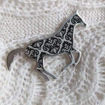 Damask Horse Brooch, 4 of 12