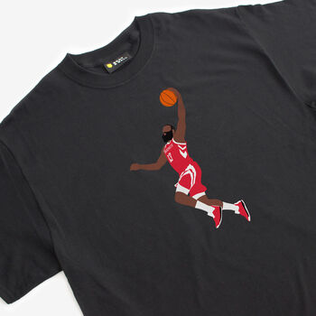 James Harden Houston Rockets Basketball T Shirt, 3 of 4