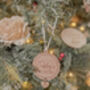 Personalised Baby’s First Christmas Decoration, thumbnail 2 of 3