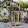 Hurricane Lantern In Copper Colour Finish, thumbnail 3 of 7