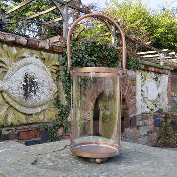 Hurricane Lantern In Copper Colour Finish, 3 of 7