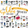 Personalised 50th Golden Wedding Anniversary Print, thumbnail 9 of 12
