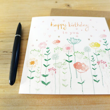 'Happy Birthday To You' Card, 2 of 4