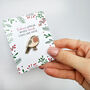 Christmas Robin Pin Badge Brooch, thumbnail 1 of 3