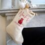 First Christmas Personalised Bear Stocking, thumbnail 1 of 7