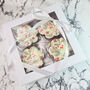 Floral Berries Biscuit Gift Box, Eight Pieces, thumbnail 6 of 10