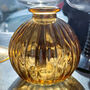 Amber Pumpkin Bud Vase, thumbnail 3 of 5