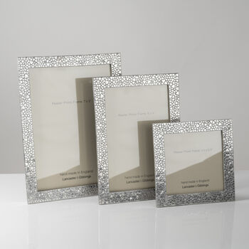 Mosaic Cast Pewter Photo Frame, 3 of 6