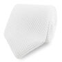 White Diamond End Knitted Neck Tie In 100% Soft Polyester, thumbnail 1 of 8