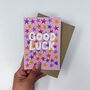 Colourful 'Good Luck' Star Card, thumbnail 5 of 6