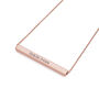 Personalised Rose Gold Plated Bar Necklace, thumbnail 8 of 12