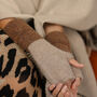 Bouclé Cuff Shimmer Fingerless Gloves – Three Colourways, thumbnail 7 of 12