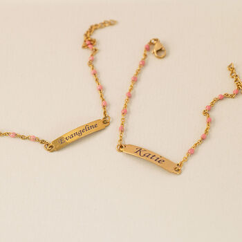 Personalised Beaded Name Bracelet, 5 of 7