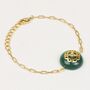 Melange Green Onyx Necklace And Bracelet Jewellery Set, thumbnail 4 of 6
