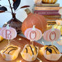 Boo! Pumpkin Reusable Cake Toppers, thumbnail 1 of 5