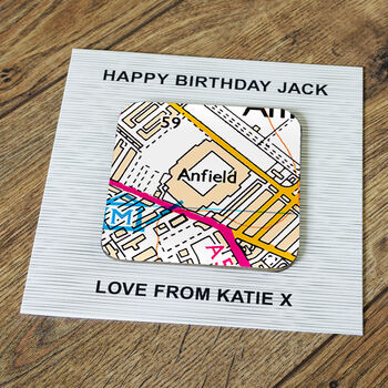Favourite Football Grounds Coaster Card, 6 of 12