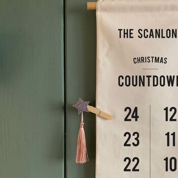 Personalised Cotton Banner Advent Calendar, 4 of 4