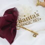 Personalised Santa's Magic Key Christmas Eve Activity Handmade Xmas Decoration Ornament, thumbnail 5 of 10