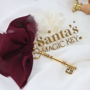 Personalised Santa's Magic Key Christmas Eve Activity Handmade Xmas Decoration Ornament, 5 of 10