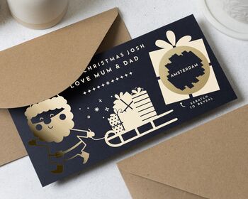 Christmas Scratch To Reveal Gift Card, 3 of 9