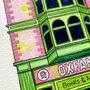 Oxfam Bookshop Watercolour Print, thumbnail 2 of 3