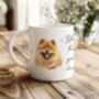 Personalised Chow Chow Dog Hearts Pet Gift Mug, thumbnail 1 of 2