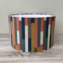 Seattle Orange Multi Retro Style Drum Lampshades, thumbnail 7 of 10