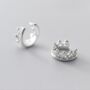 Sterling Silver Crown Ear Cuff, thumbnail 1 of 3