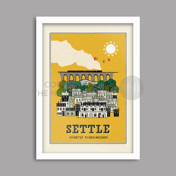 Settle Yorkshire Dales Poster Print, 4 of 4