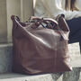 Personalised Large Leather Luggage Bag 'Fabrizio', thumbnail 11 of 12