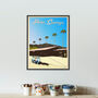 Personalised Palm Springs Vintage Style Travel Print, thumbnail 2 of 4