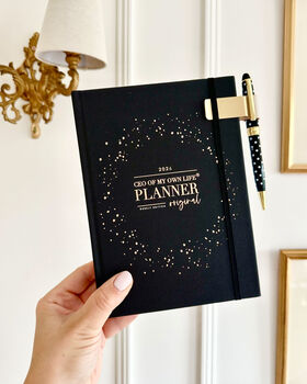2026 Weekly Life Planner • Ceo Of My Own Life® • Black Vegan Leather, 4 of 9