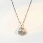 Dainty Silver Seashell Necklace, thumbnail 1 of 4