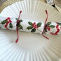 Small Christmas Holly Table Crackers Pack Of Eight, thumbnail 2 of 5