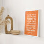Personalised Typography Quote Print, thumbnail 7 of 9