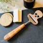 Skull Cheese Slicer With Juniper Handle, thumbnail 2 of 4