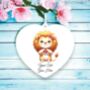 Personalised Cute Lion Love Heart Hand, thumbnail 2 of 2