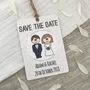 Wedding Save The Date Magnet, thumbnail 1 of 4