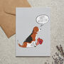 Beagle Mother's Day Card Dog Mum Card From The Dog, thumbnail 1 of 12
