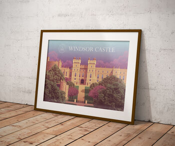 Platinum Jubilee Windsor Castle Poster Art Print, 5 of 8
