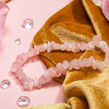 Rose Quartz Crystal Healing Bracelet, 2 of 7