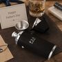 Personalised 8oz Hunter Flask With Shot Cups Father's Day Gift For Him, thumbnail 1 of 7