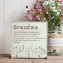 Personalised Mum Nan Definition Sign Mother's Day, thumbnail 8 of 10