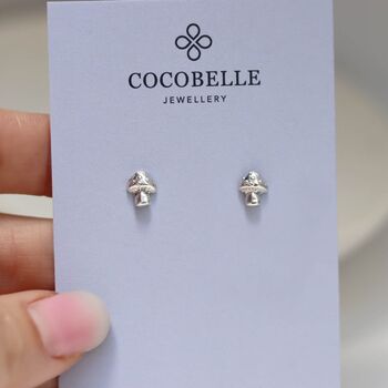 Toadstool Stud Earrings, 4 of 7