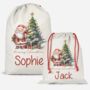 Personalised Santa Christmas Sack, thumbnail 3 of 3