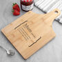 Personalised Definition Bamboo Paddle Serving Board, thumbnail 1 of 4