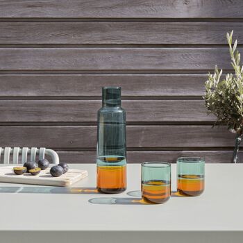 Handmade Glass One.1 L Carafe With Two 300ml Tumblers, 10 of 10